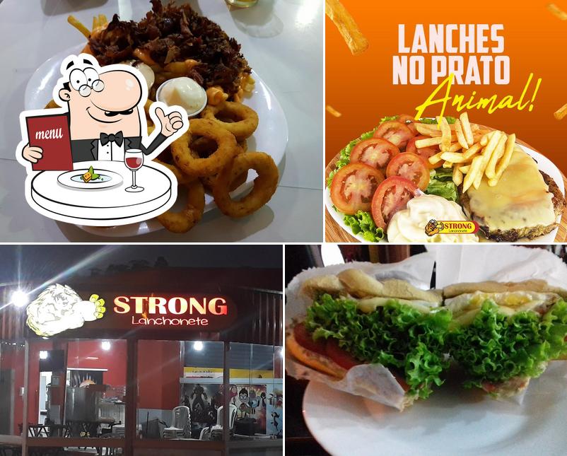 Platos en Lanchonete Strong