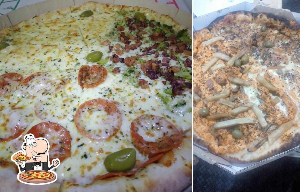 No Pizzaria Degustar, você pode degustar pizza