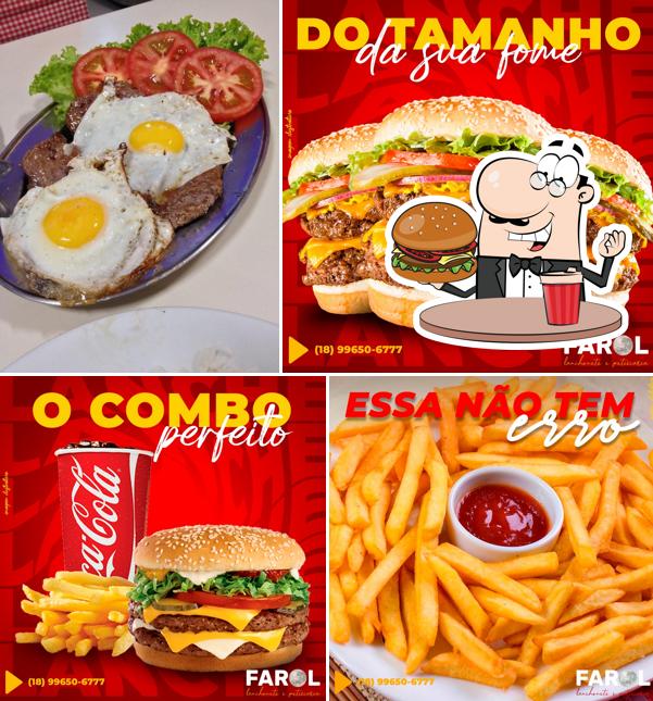 Hambúrguer em Farol Lanches