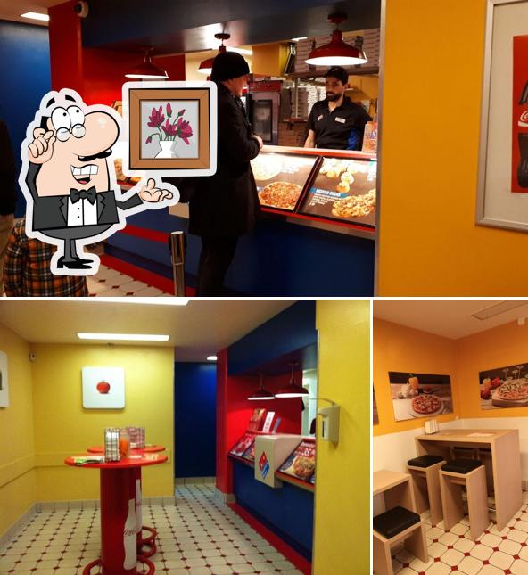 Gli interni di Domino's Pizza