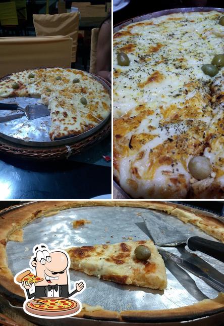 Escolha pizza no Bom Clima Pizzaria