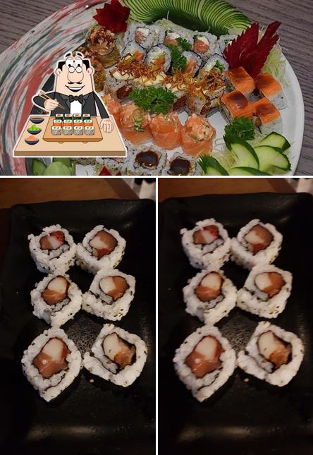 Escolha diversas opções de sushi