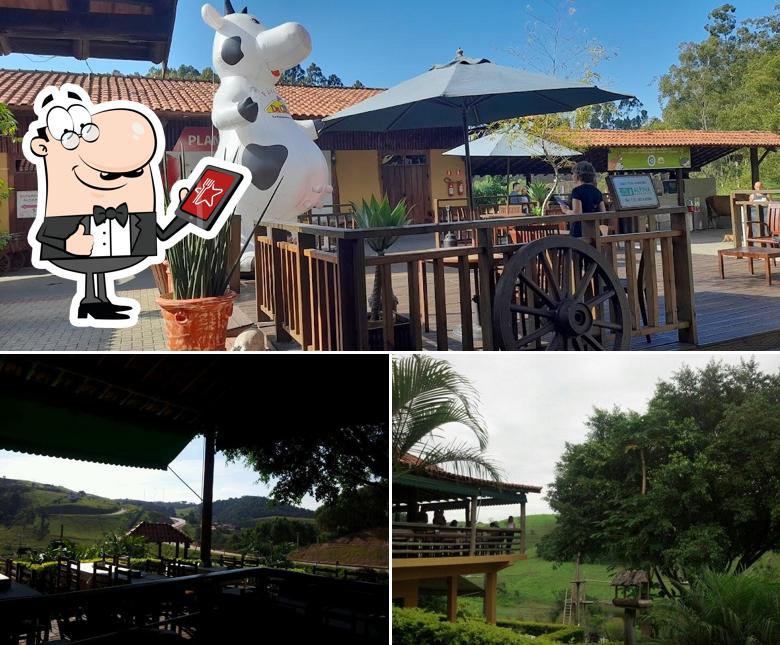 O exterior do Fazenda da Comadre