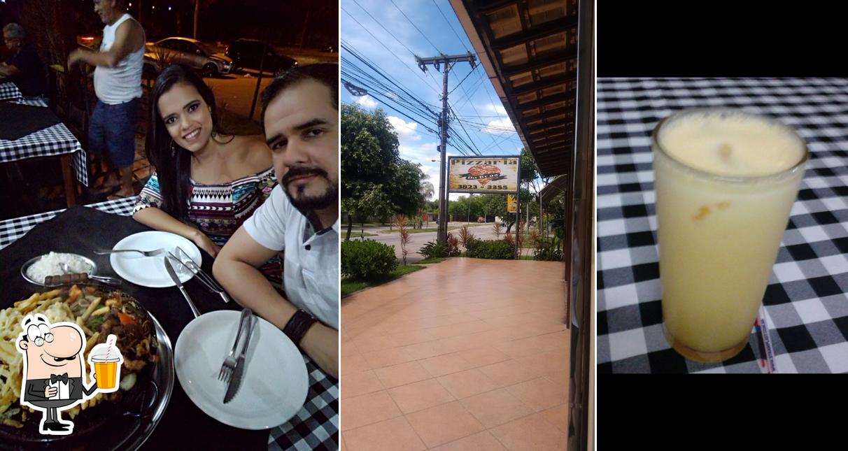 Desfrute de uma bebida no Pizzaria à lenha du Broa