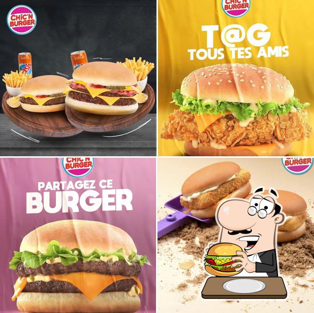 Commandez un hamburger à Chic' n burger