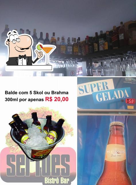 Prove uma bebida do menu