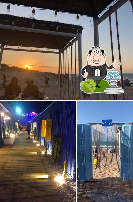 Jetez un coup d’œil à quoi ressemble The Beach restaurant à l'extérieur
