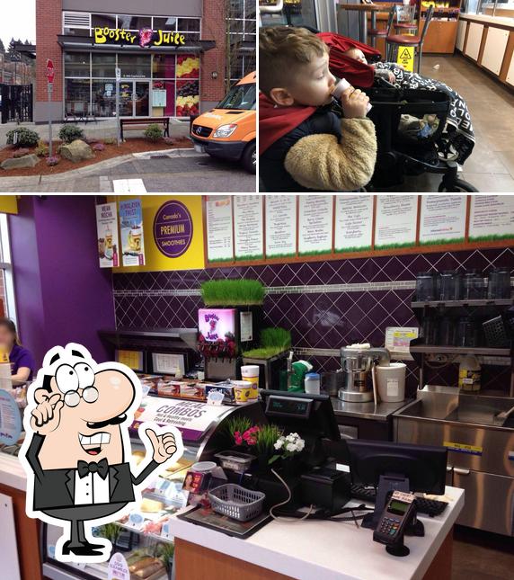 L'intérieur de Booster Juice