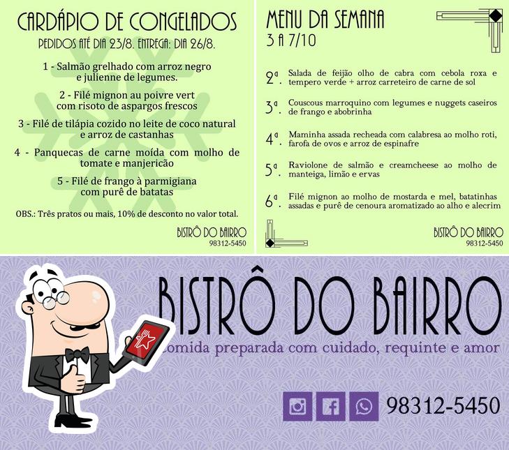 Look at this image of Bistrô do bairro