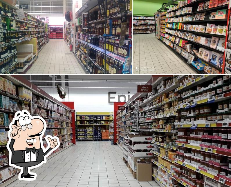 L'intérieur de Carrefour Maubeuge