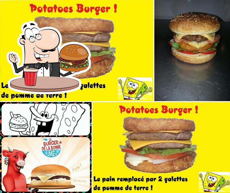 Prenez un hamburger à Le Petit Break