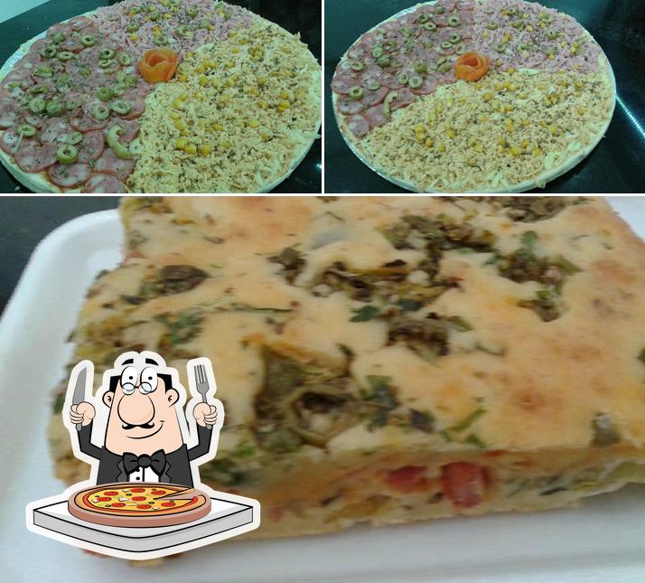 Experimente pizza no Padaria Ki Pão