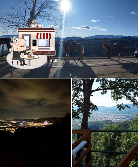 Goditi la vista dall'area esterna di Trattoria San Rocco