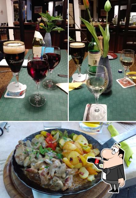The photo of Gasthof Aepken’s drink and food