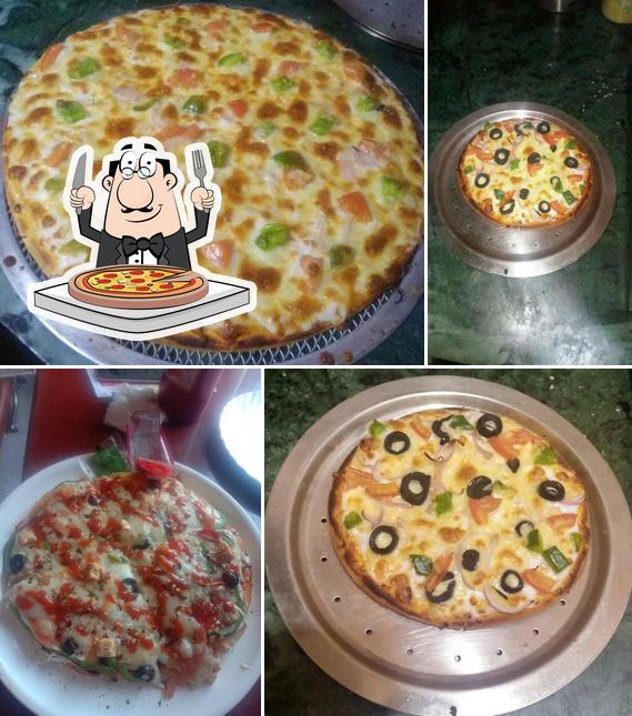 Try out pizza at Gudluck Family Restaurant