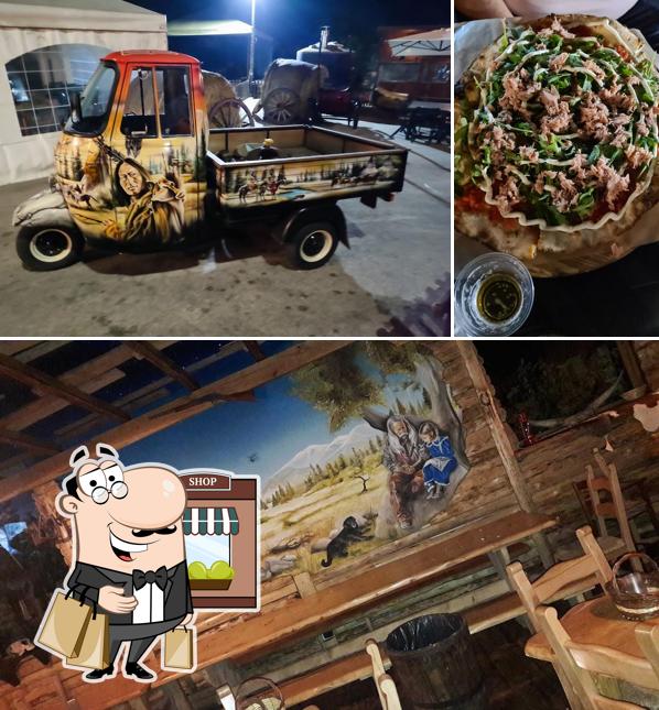 Gli esterni di Pizzeria Il Ranch