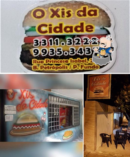 Food at O Xis Da Cidade