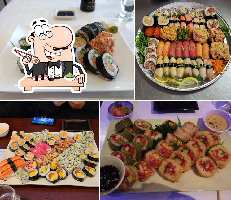 Les sushi sont offerts par Makoto Sushi