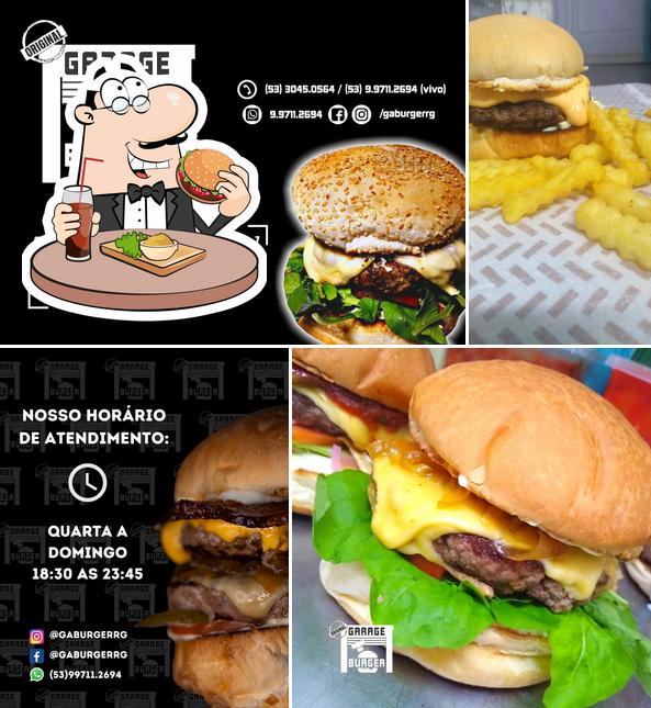 Experimente um hambúrguer no Original Garage Burger