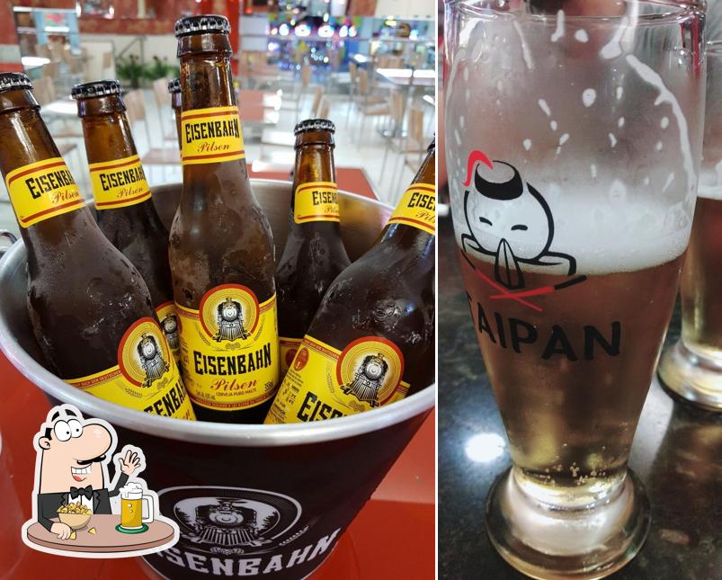 Você pode tomar um copo de cerveja leve ou escura