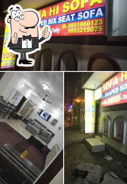 See this picture of Goldy Da Dhaba