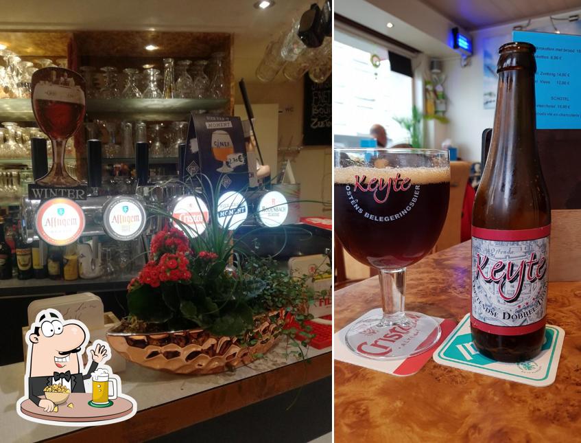 Profitez un verre de bière blonde ou brune