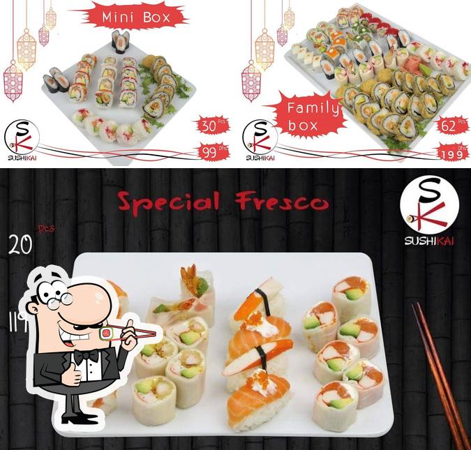 Essayez de nombreuses options de sushi