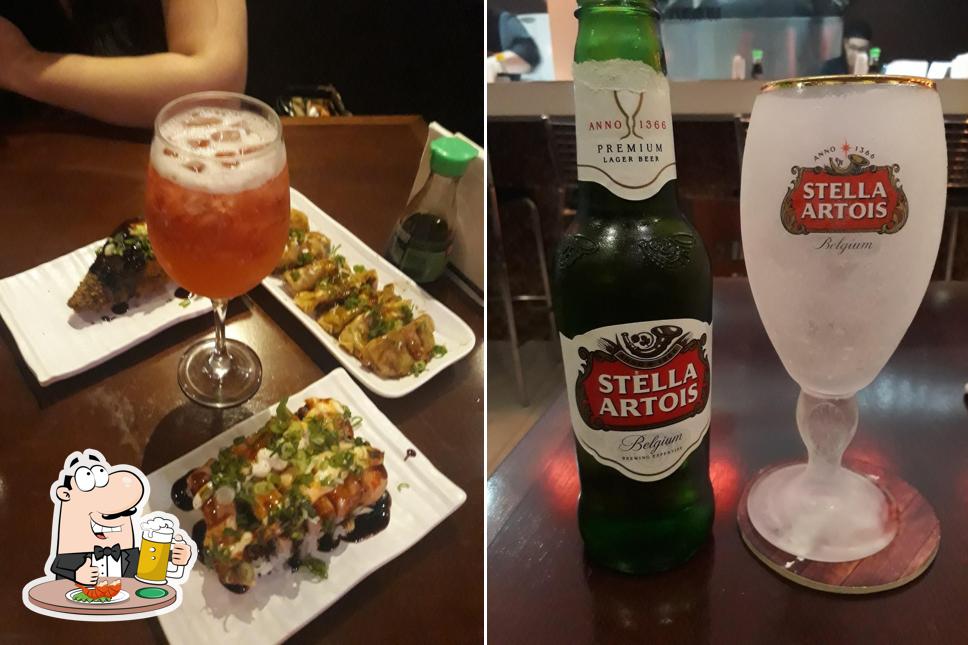 Maki & Rolls serve uma variedade de cervejas