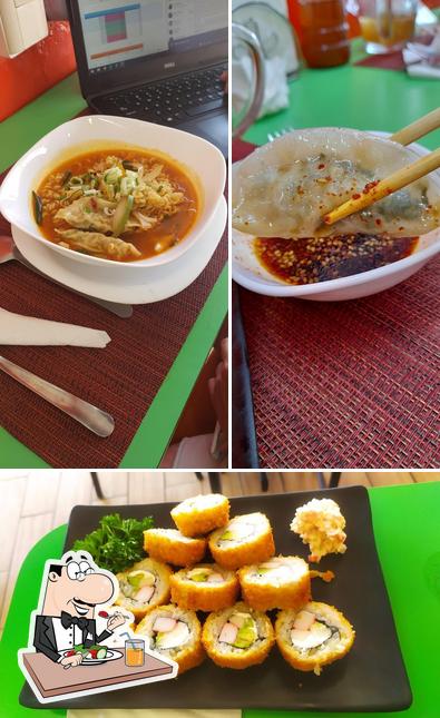 Platos en Oshio Korean & Japanese Food