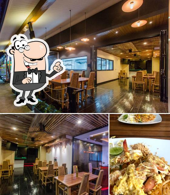 Помимо прочего, в The Landmark Restaurant Patong есть внутреннее оформление и еда