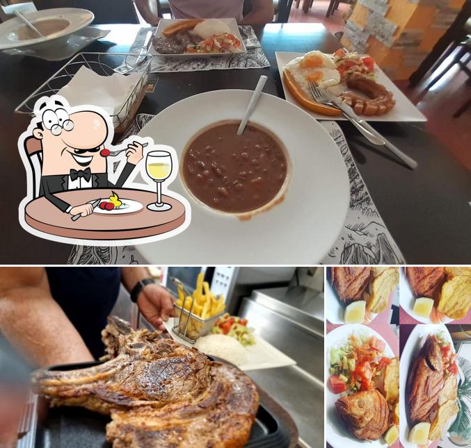 Еда в "Las delicias del toro"
