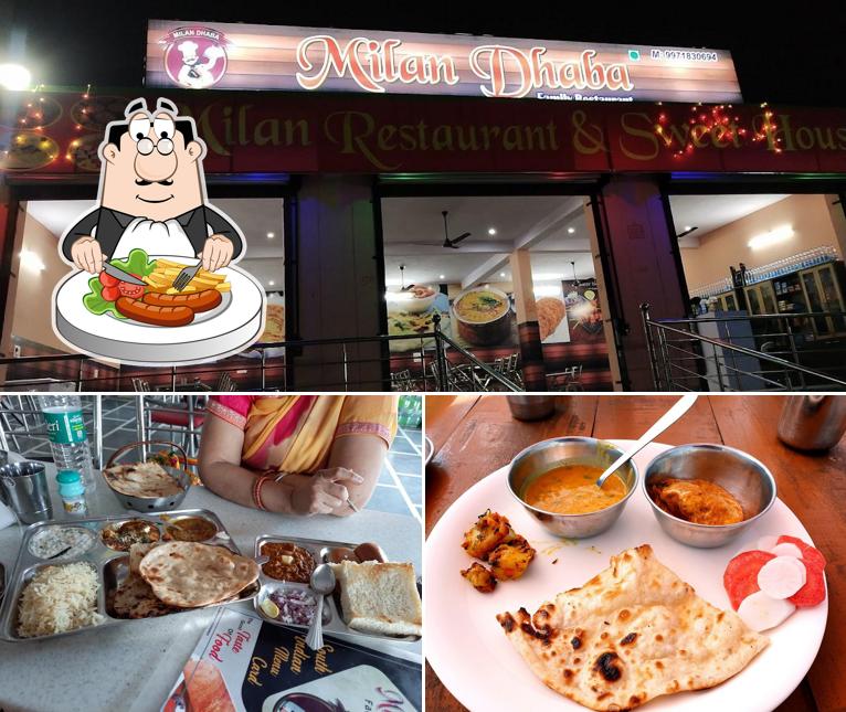 Meals at Milan Dhaba Family Restaurant Pure Veg