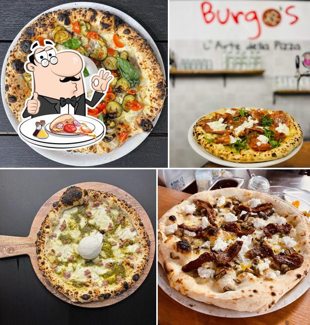 Scegli una pizza a Burgo'S—L’Arte della Pizza