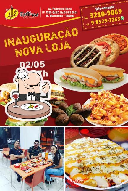 A imagem do Alle Esfihas Perimetral’s comida e interior