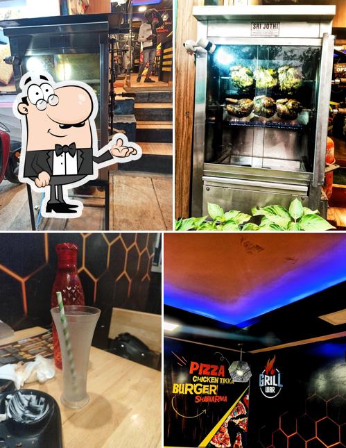 The interior of Grill War
