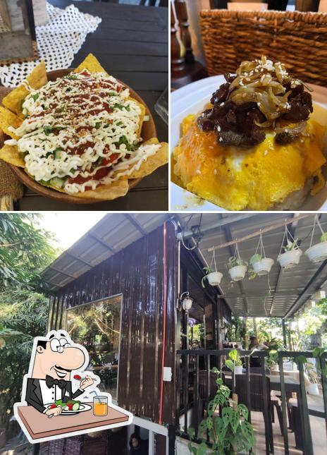 Among various things one can find food and exterior at Kape Saya