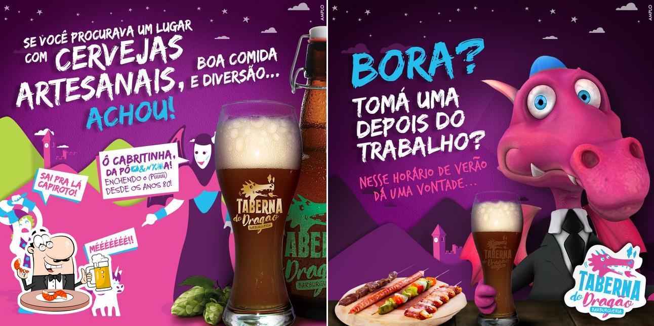 Peça uma tulipa de cerveja leve ou escura