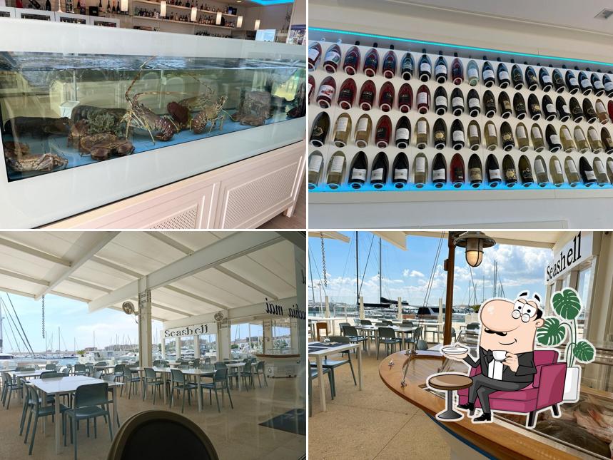 Gli interni di Seashell Restaurant