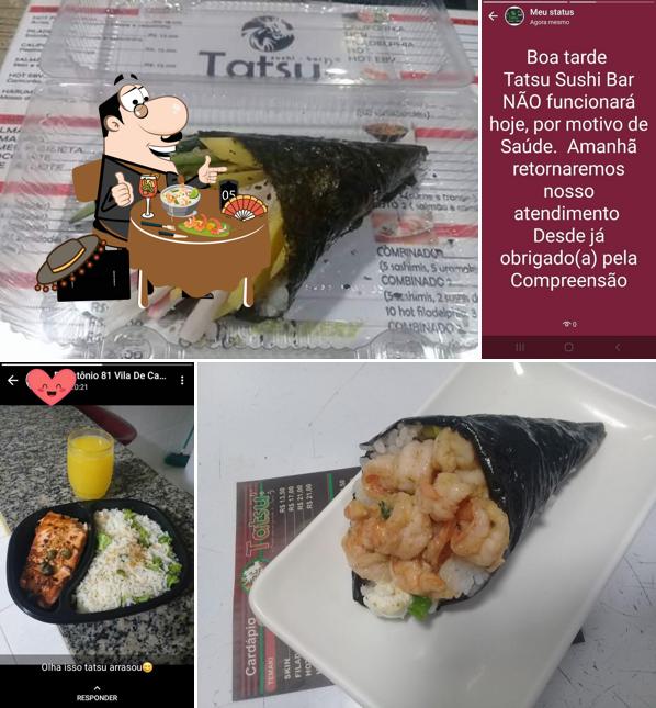 Comida em Tatsu Sushi Bar