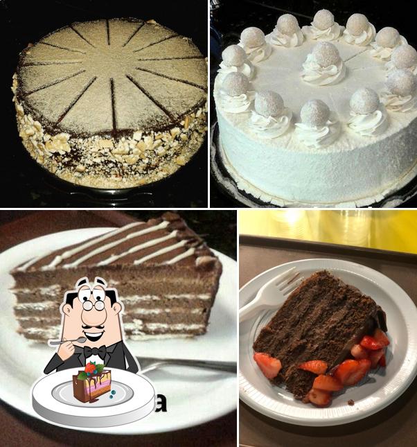 Bolo de chocolate em Gula Da Praia