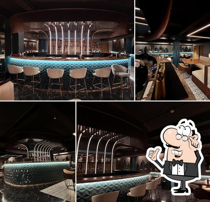 The interior of Opulence