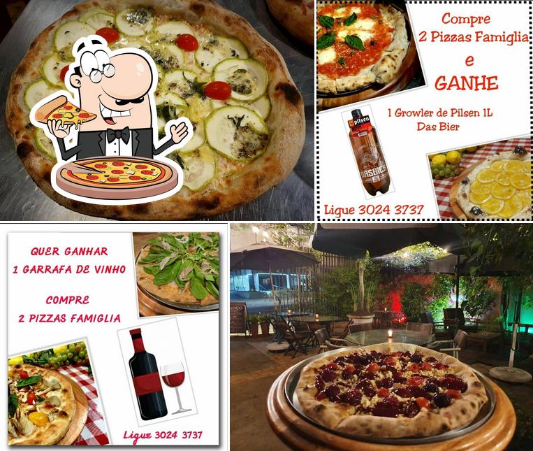 Experimente pizza no Armazém Colônia Forneria & Pizzaria