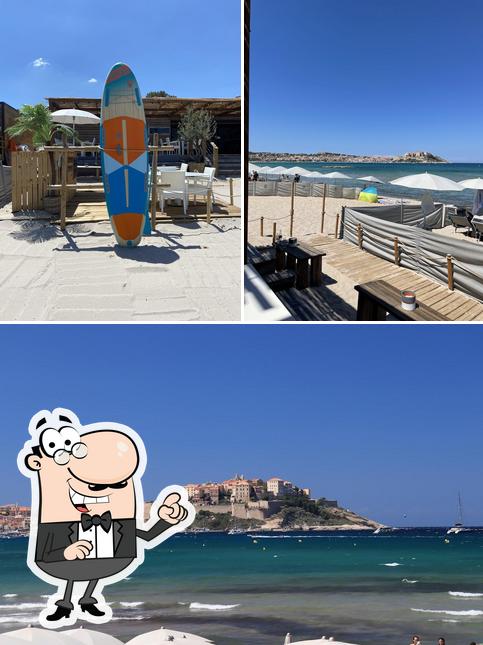 L'extérieur de Easy Beach Calvi