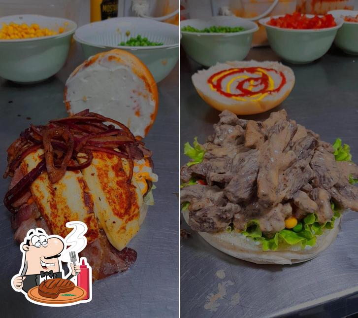 Escolha refeições de carne no FAMILY BURGER GOURMET