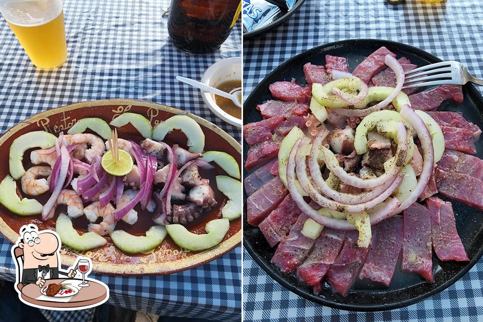 Pide un plato con carne en Mariscos el kilo