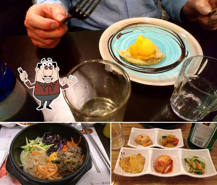 Plats à 다소 DASO - restaurant coréen