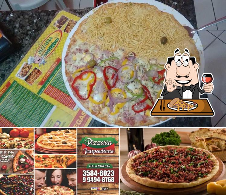 Peça pizza no Pizzaria independência