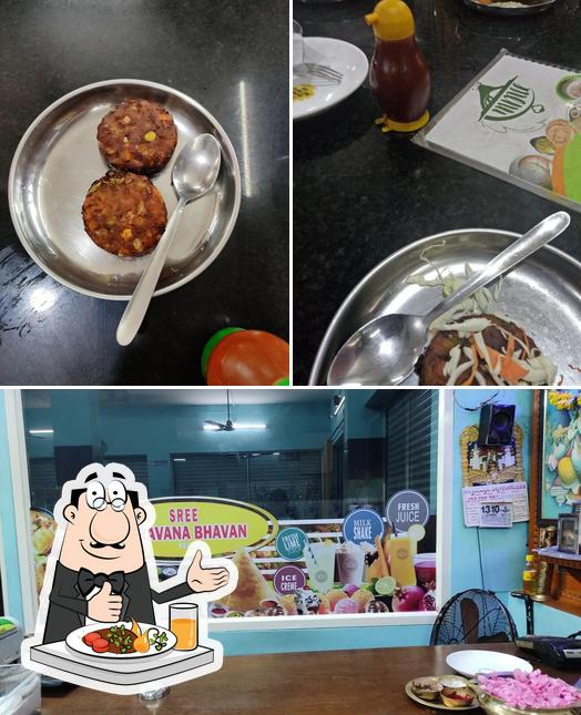 Food at Hotel Sree Saravana Bhavan