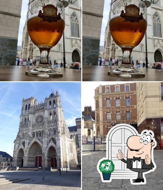 Voici la photo indiquant la extérieur et boire sur Le Bistrot de Mado Amiens ( trois maillets)