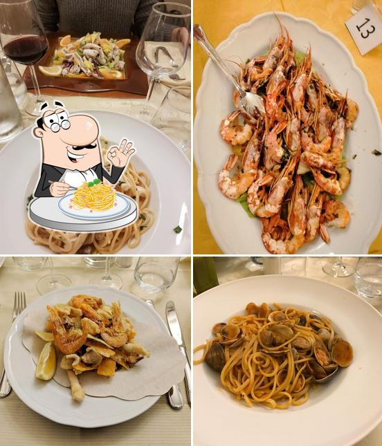 Spaghetti alla carbonara al Ristorante Decò